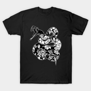 Floral snake T-Shirt